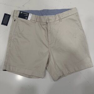Daniel Cremieux Men’s SoHo Tapered Fit Khaki Shorts 33